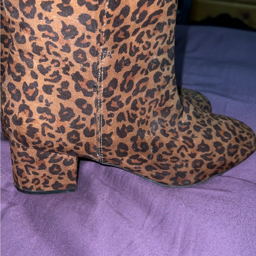 Leopard Booties - Picture 2 of 3